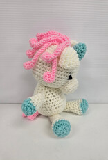 Crocheted Small Stuffie - Unicorn