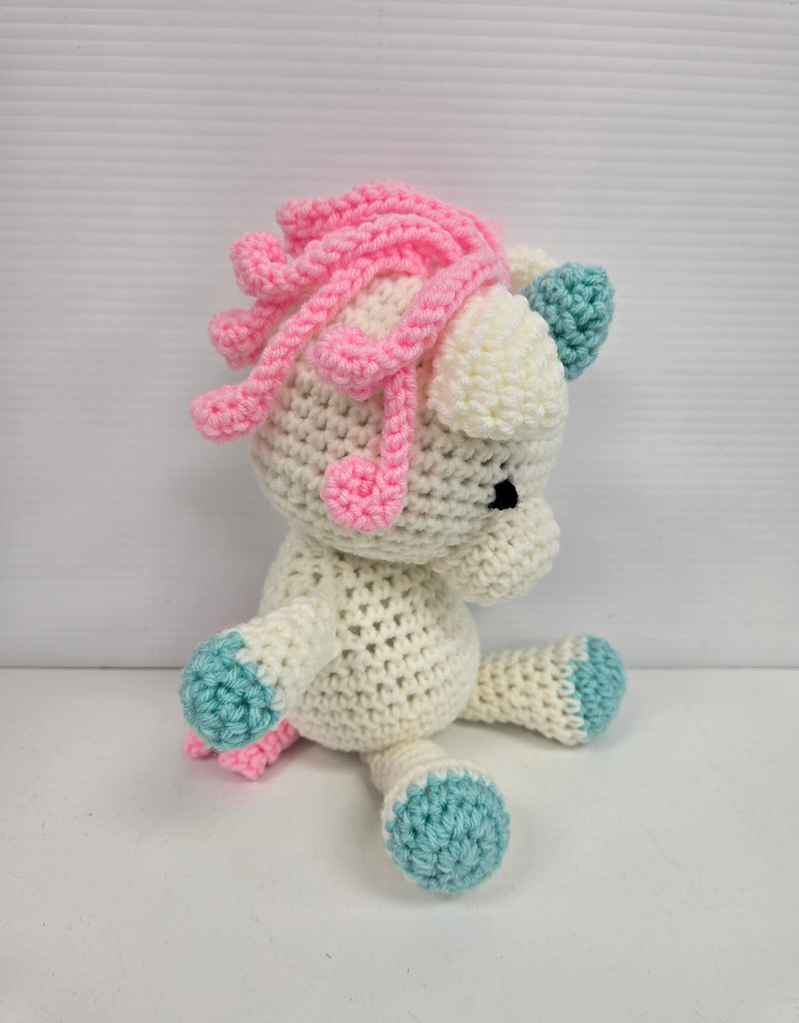 Crocheted Small Stuffie - Unicorn