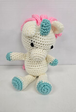 Crocheted Small Stuffie - Unicorn