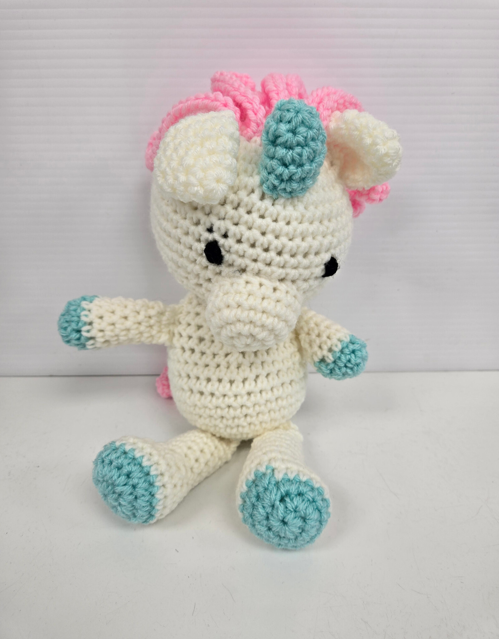 Crocheted Small Stuffie - Unicorn