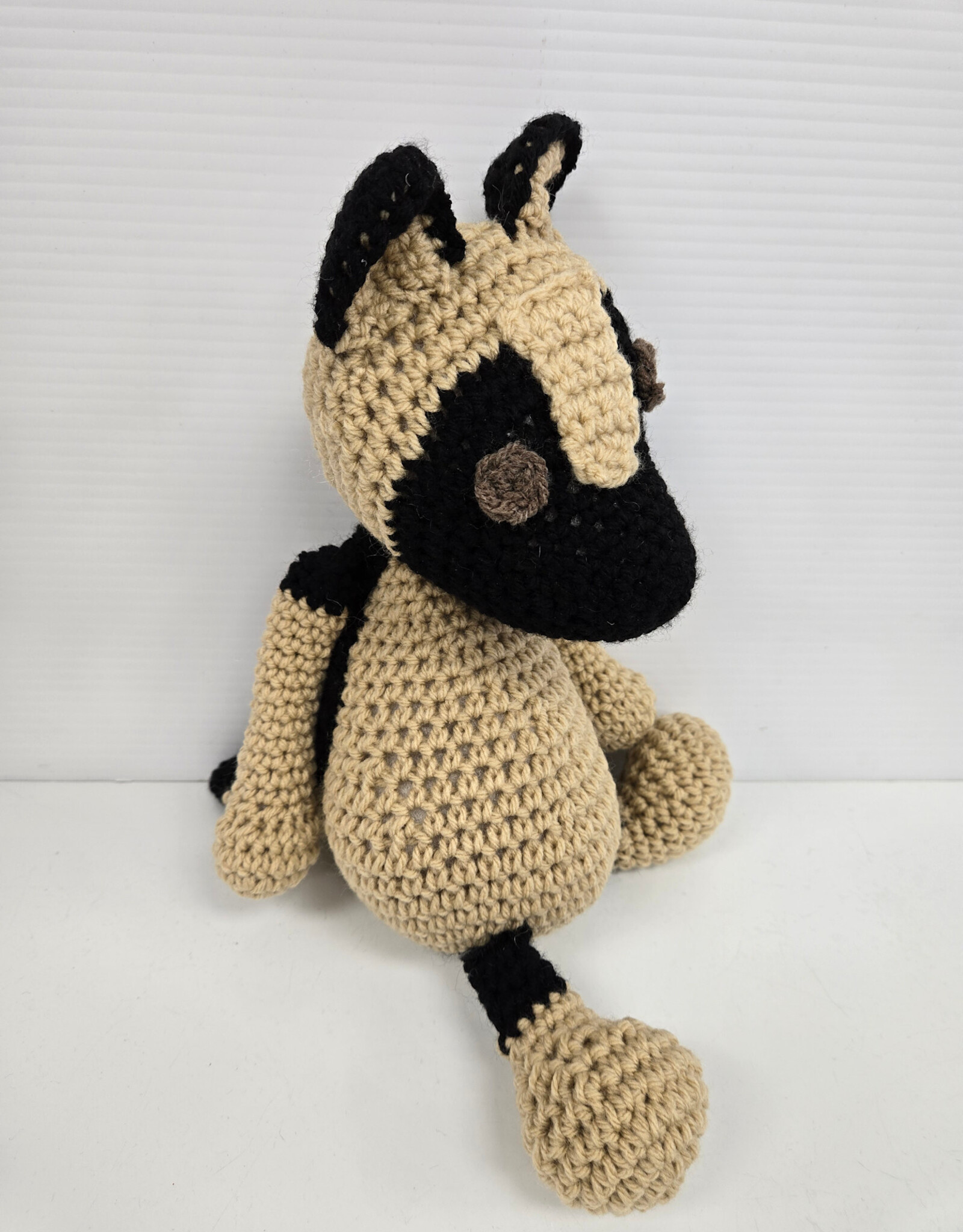 Crocheted Small Stuffie - German Shepherd