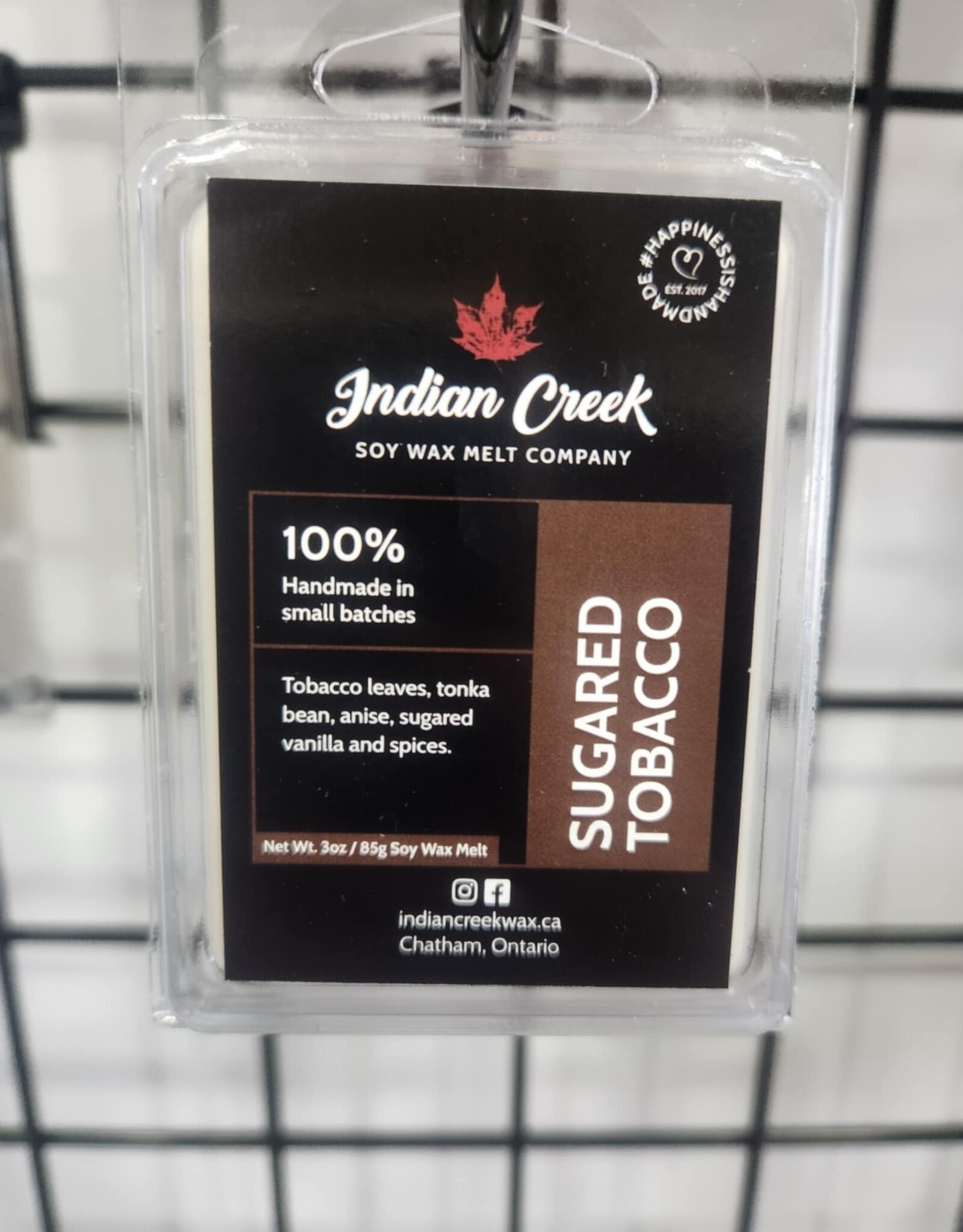 Indian Creek Wax Soy Wax Melts - Sugared Tobacco