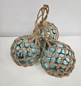 Decorative Glass Floats w/twine