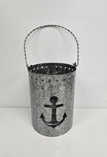Galvanized Metal Anchor Tealight Holder