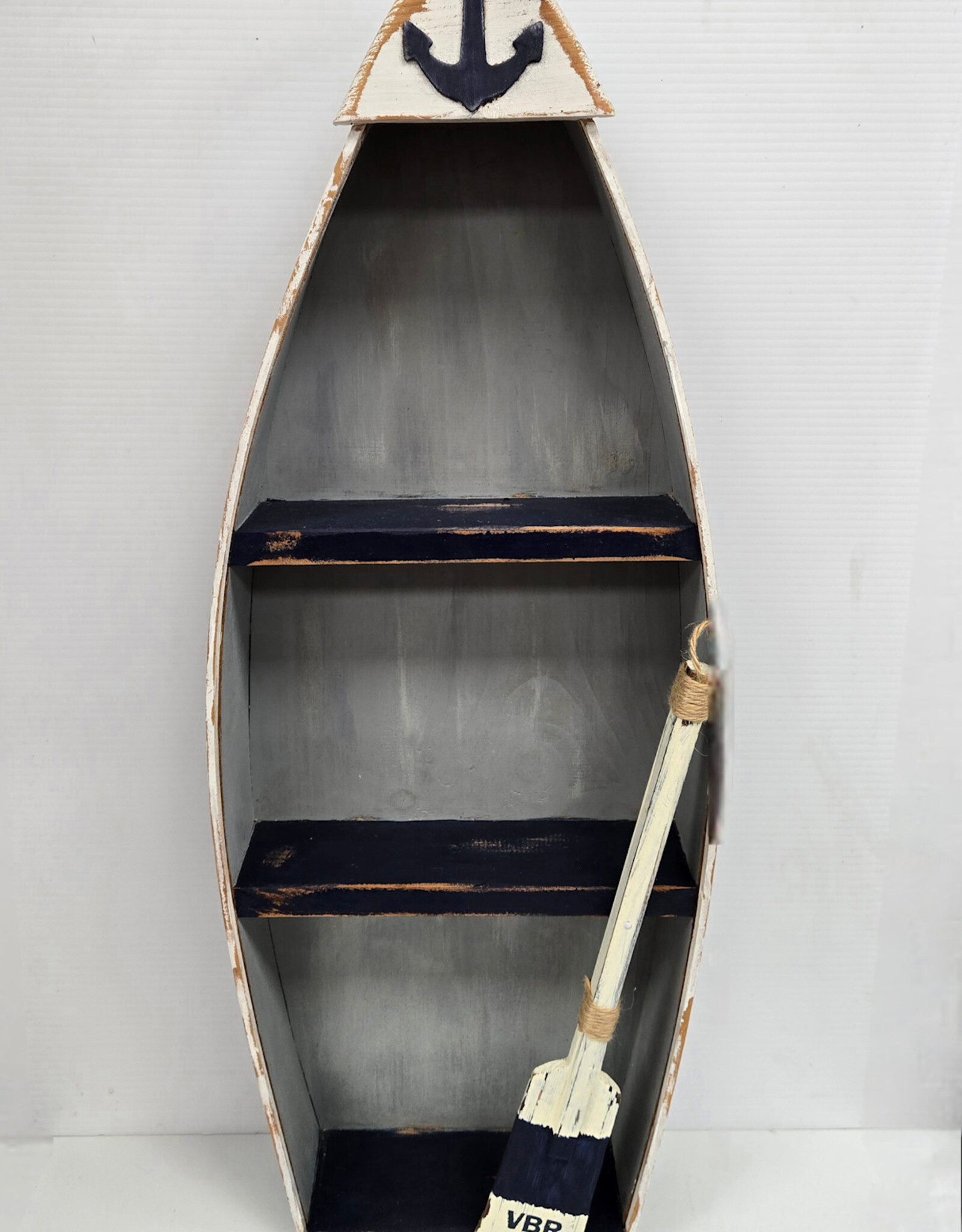 Wooden Boat Shelf