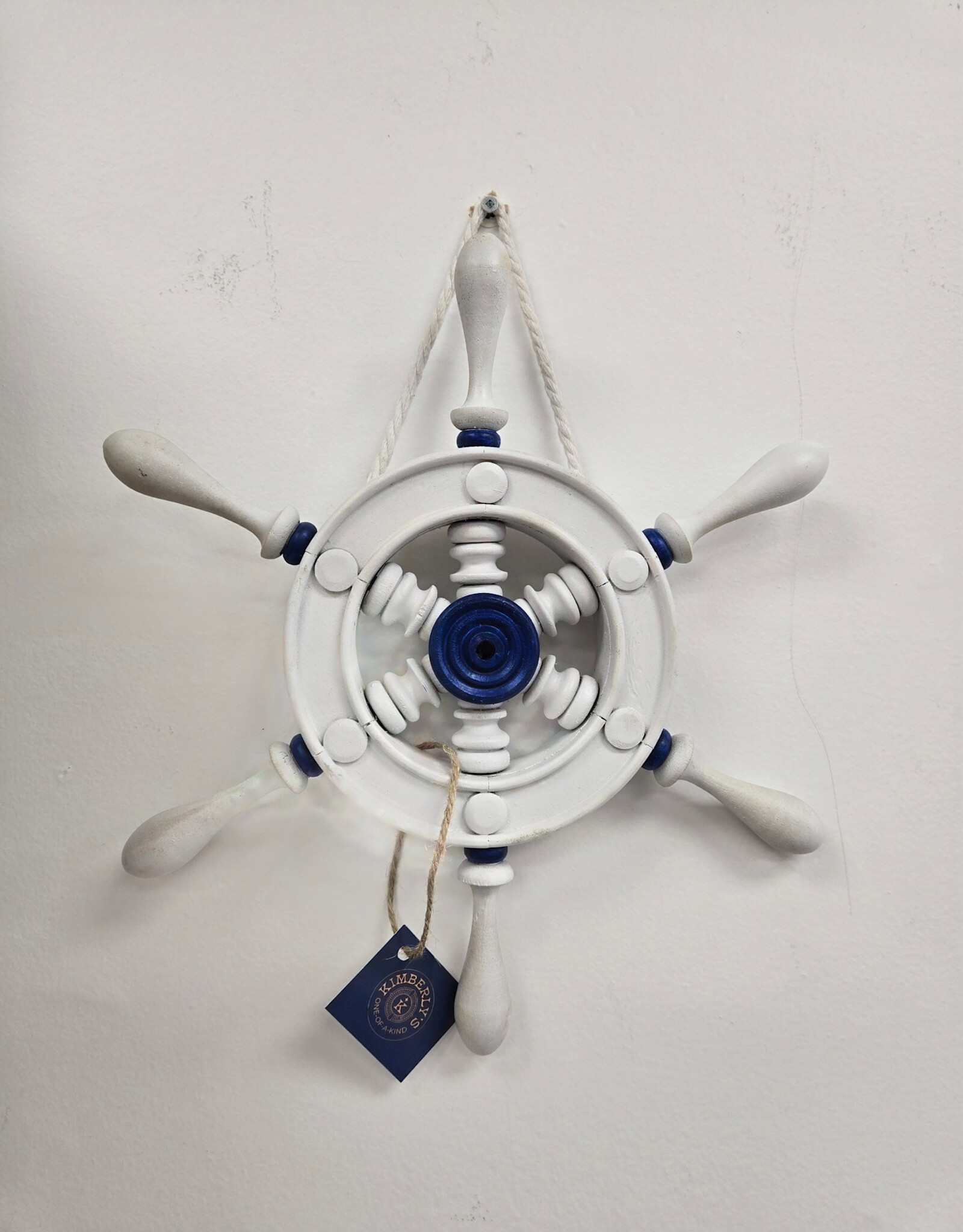 Wooden Ship's Wheel Decor