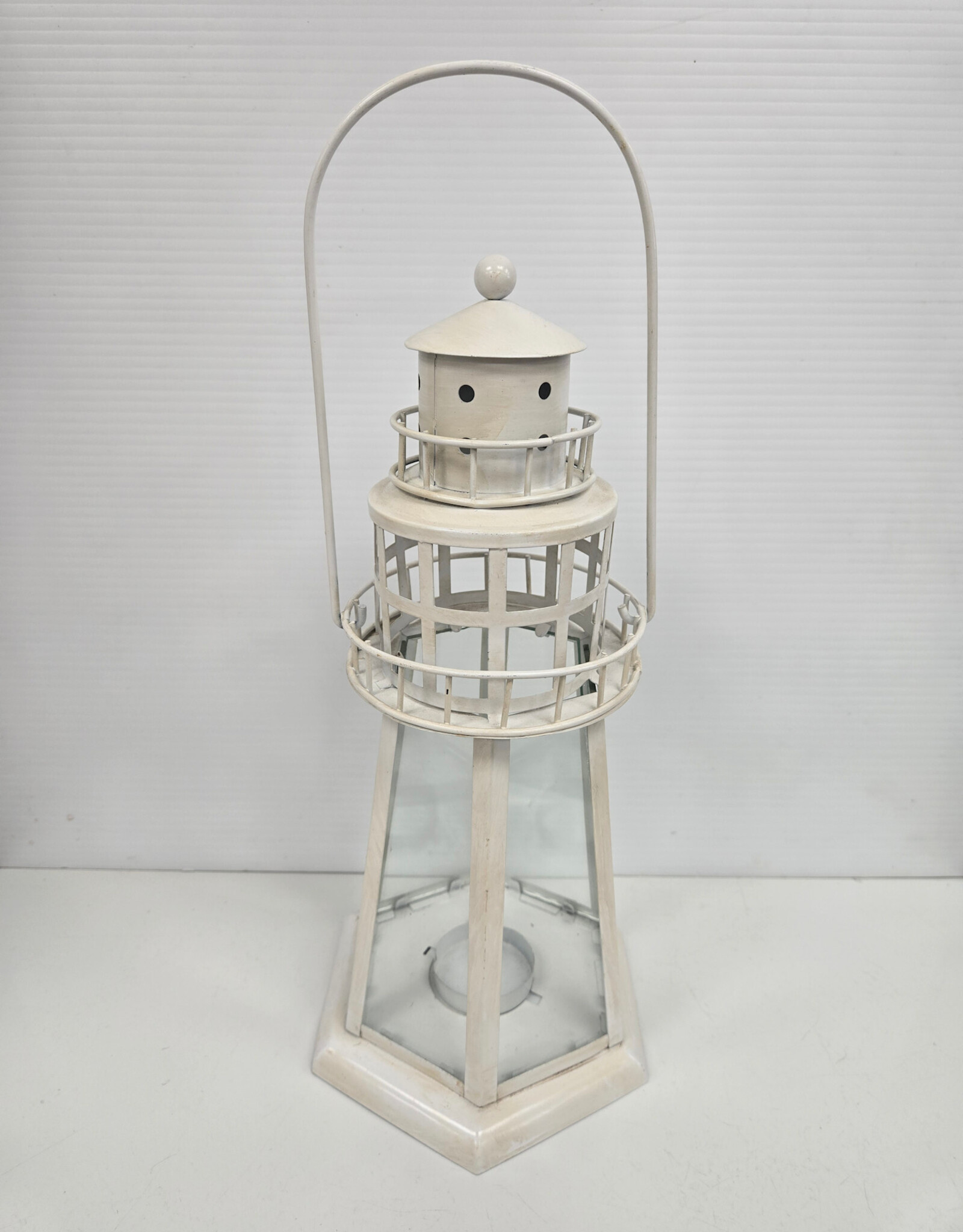 White Metal Lighthouse Lantern