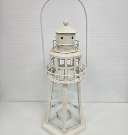 White Metal Lighthouse Lantern