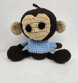 Crocheted Small Stuffie - Monkey