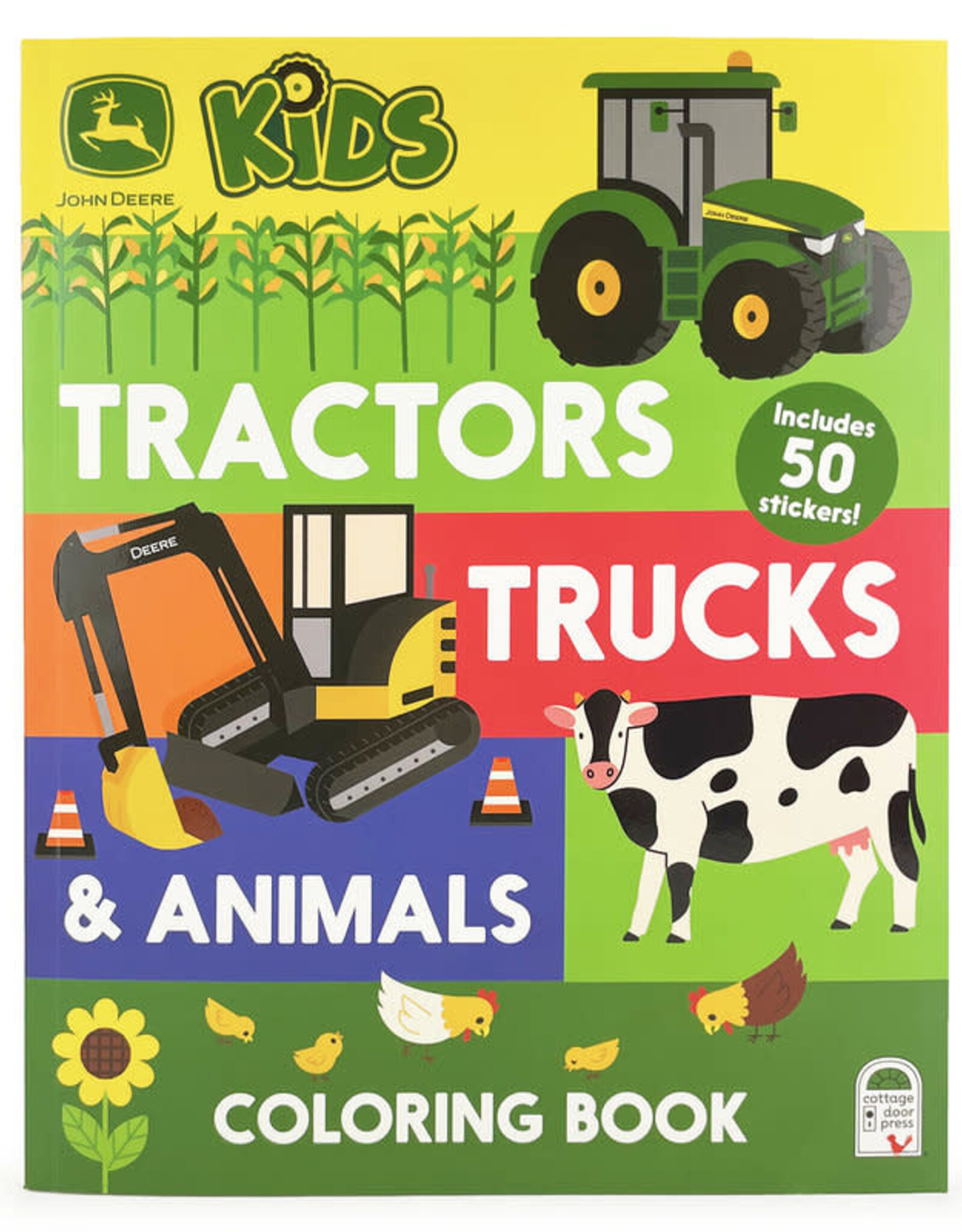 John Deere - Tractors, Trucks & Animals Colouring Book