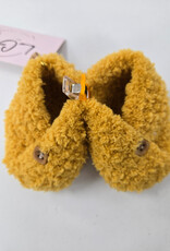 Fuzzy Slippers - Mustard