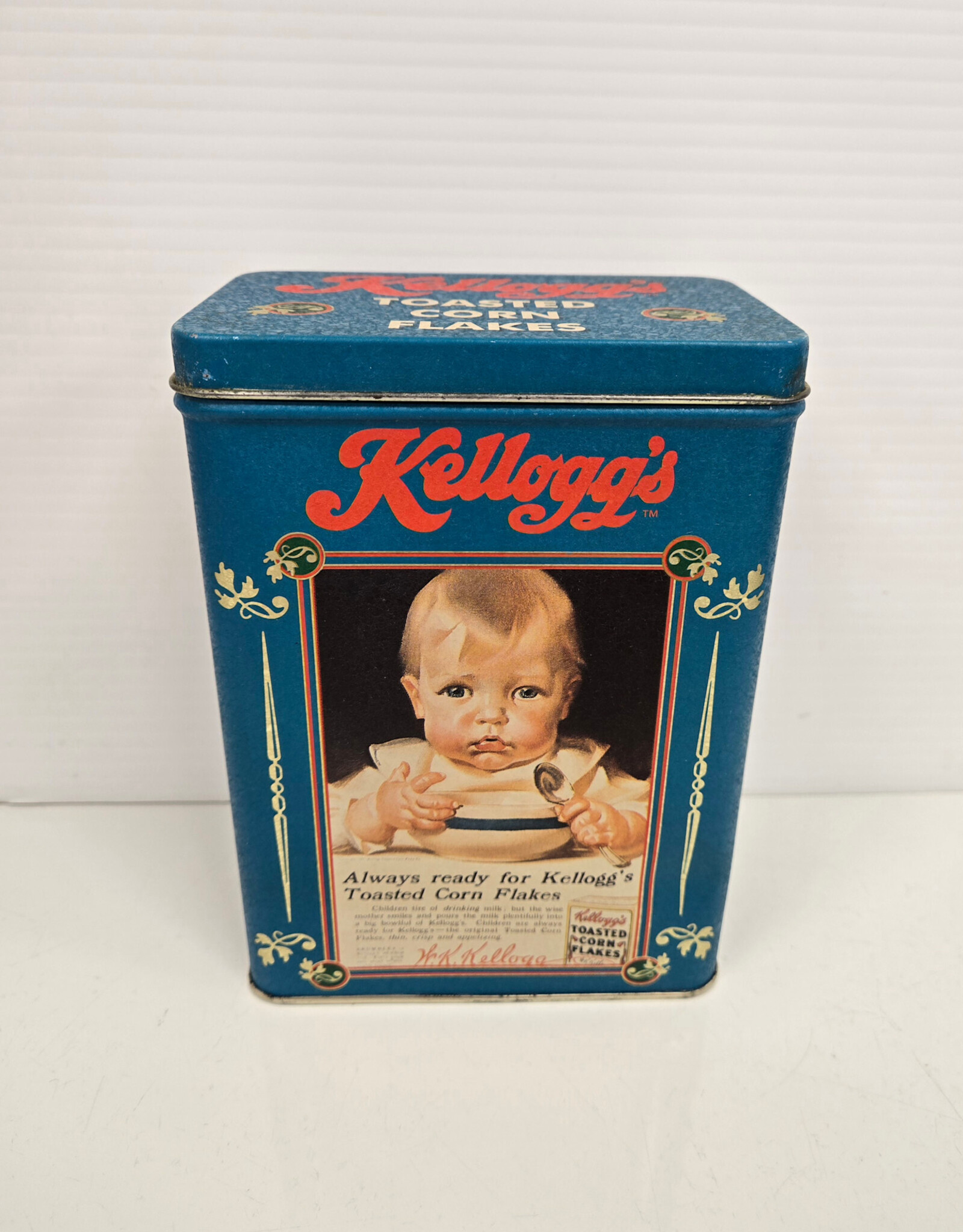 Vintage Kellogg's Toasted Corn Flakes Tin