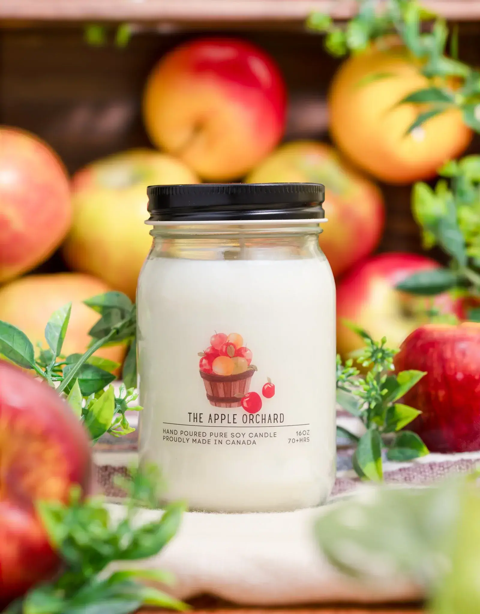Serendipity Soy Candles 16oz Jar Candle - The Apple Orchard