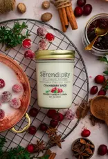 Serendipity Soy Candles 8oz Jar Candle - Cranberry Spice