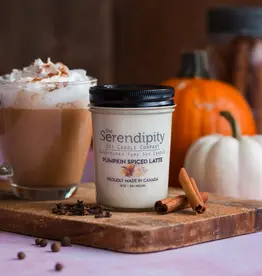 Serendipity Soy Candles 8oz Jar Candle - Pumpkin Spiced Latte