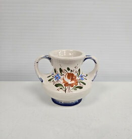 Vintage Bassano Ceramics 3" Floral Vase