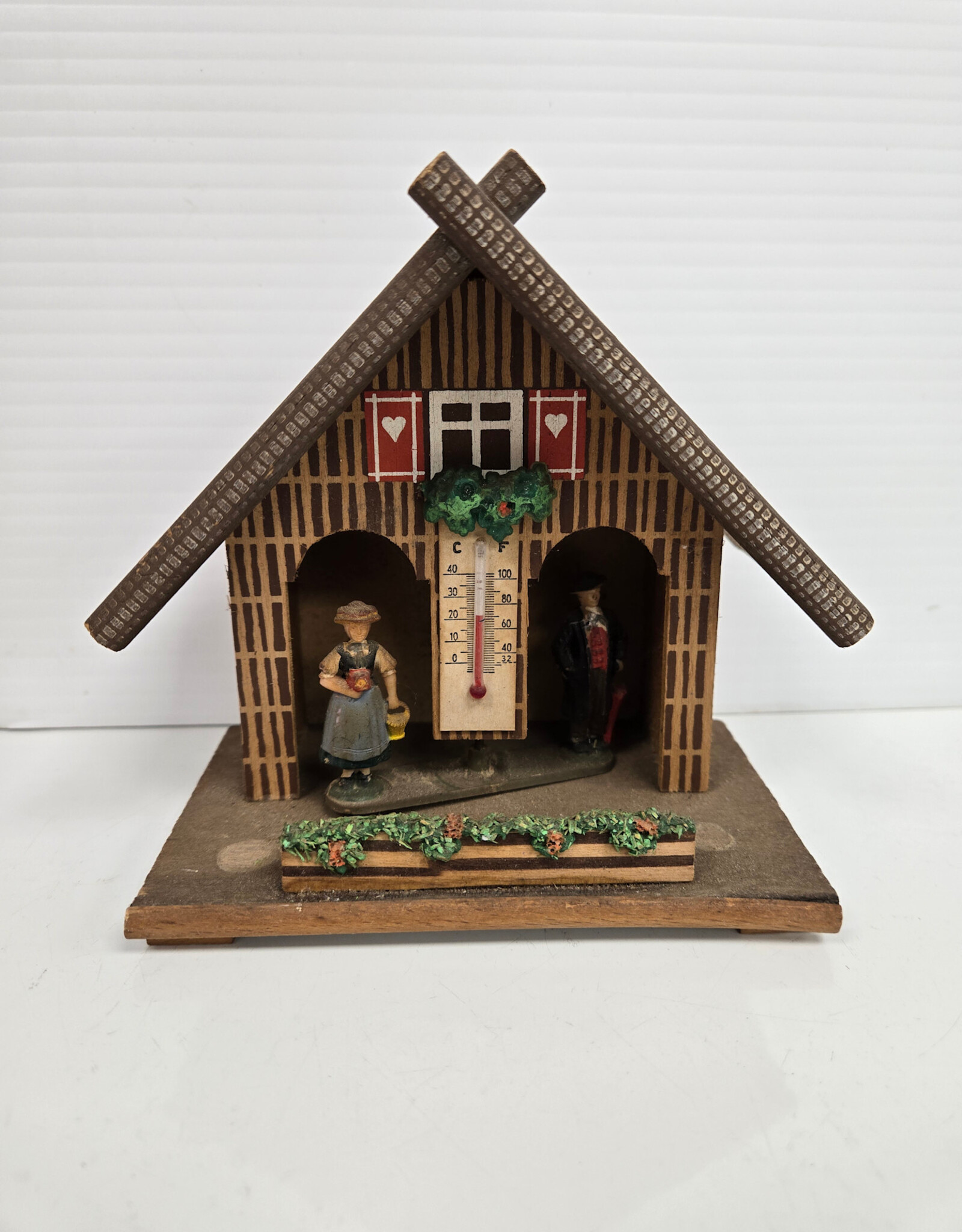 Vintage Folk Art West German Weather House