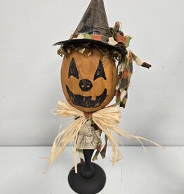 Primitive Pumpkin on Candlestick