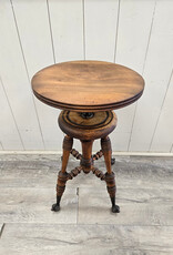 Antique Piano Stool -