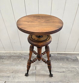 Antique Piano Stool -