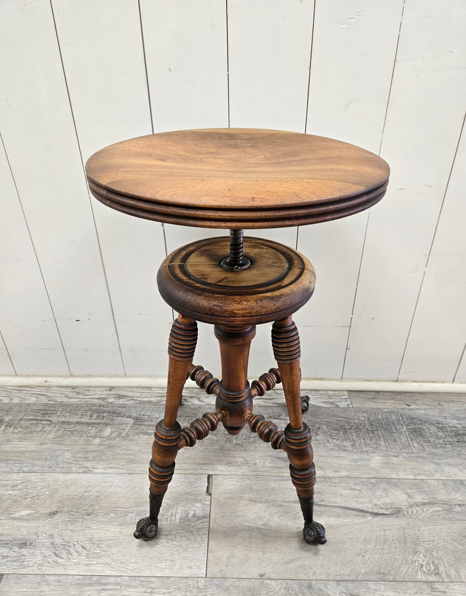 Antique Piano Stool -