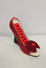 High Heel Shoe Ring Holder - red