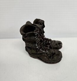Vintage Decorative Miniature Boots - resin