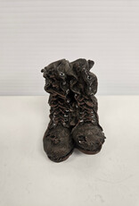 Vintage Decorative Miniature Boots - resin