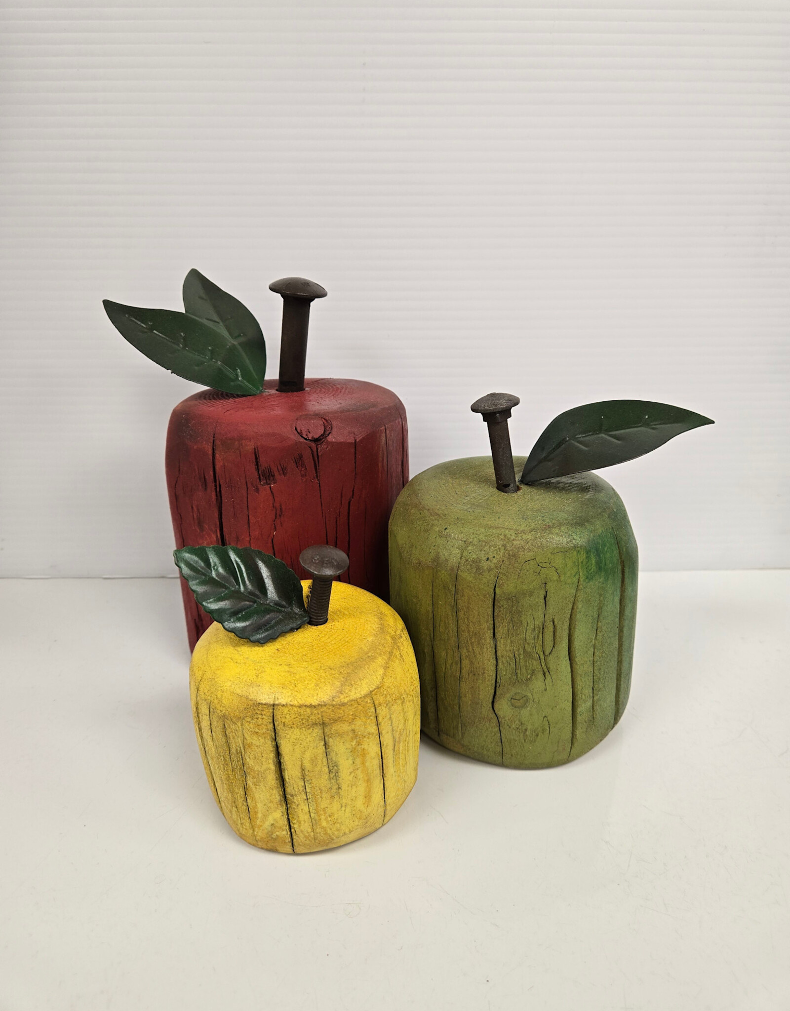 Wooden Apples  (set of 3)