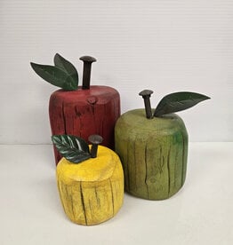 Wooden Apples  (set of 3)