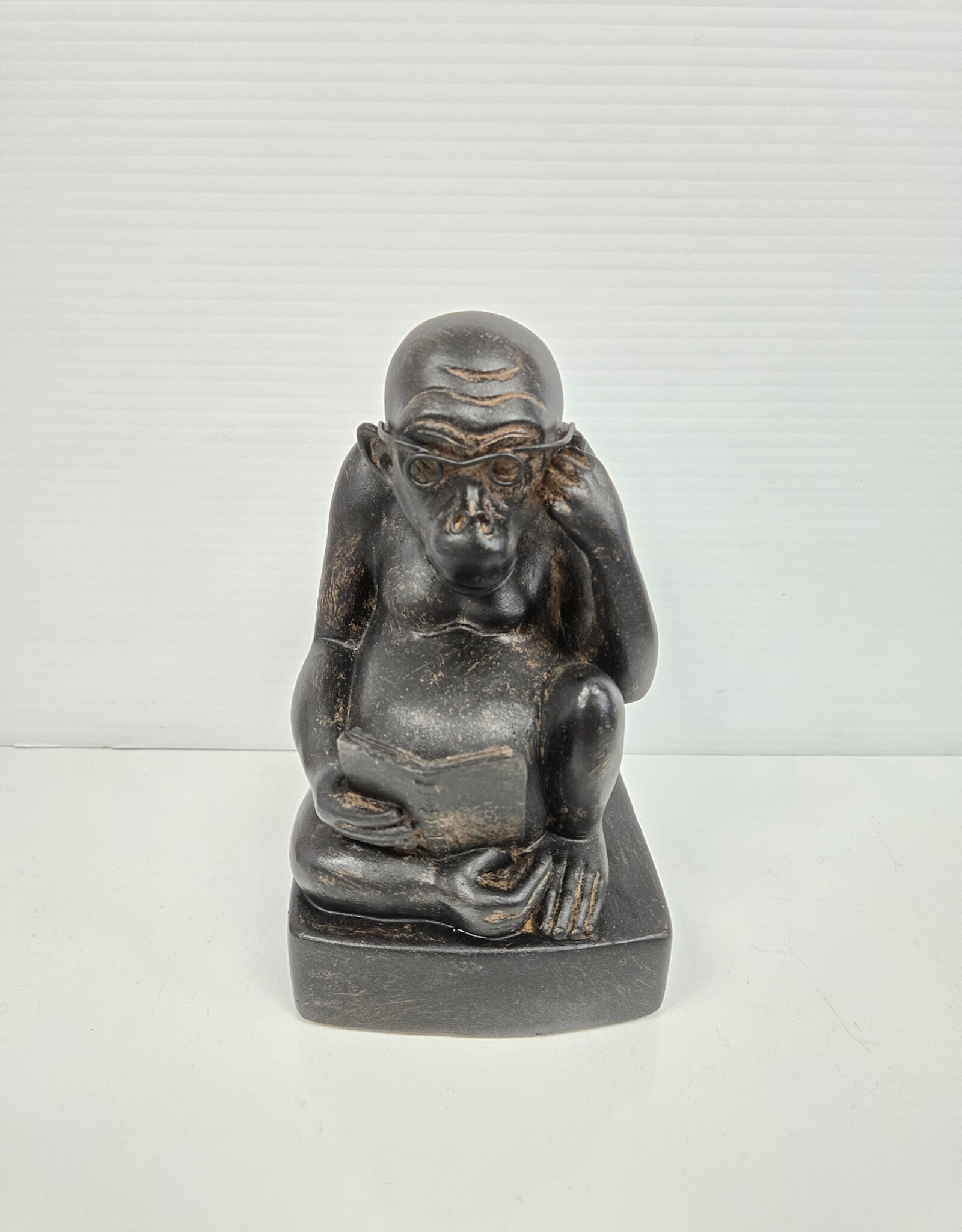 Reading Monkey Bookend