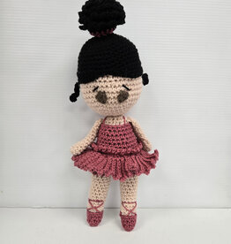 Crocheted Medium Stuffie - Ballerina