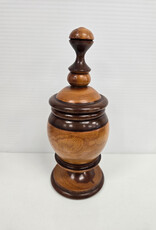 Turned Wooden Dish w/lid