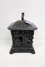 Vintage Cast Iron Lantern - grapes design
