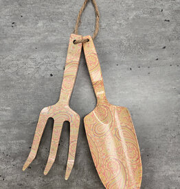 Garden Fork & Trowel - paisley
