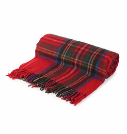 British & Irish Imports Highland Wool Blanket Royal Stewart 76 x 30