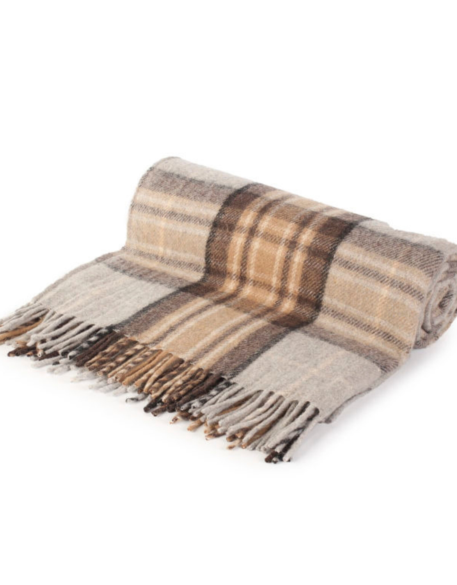 British & Irish Imports Highland Wool Blanket  MacKellar 76 x 60