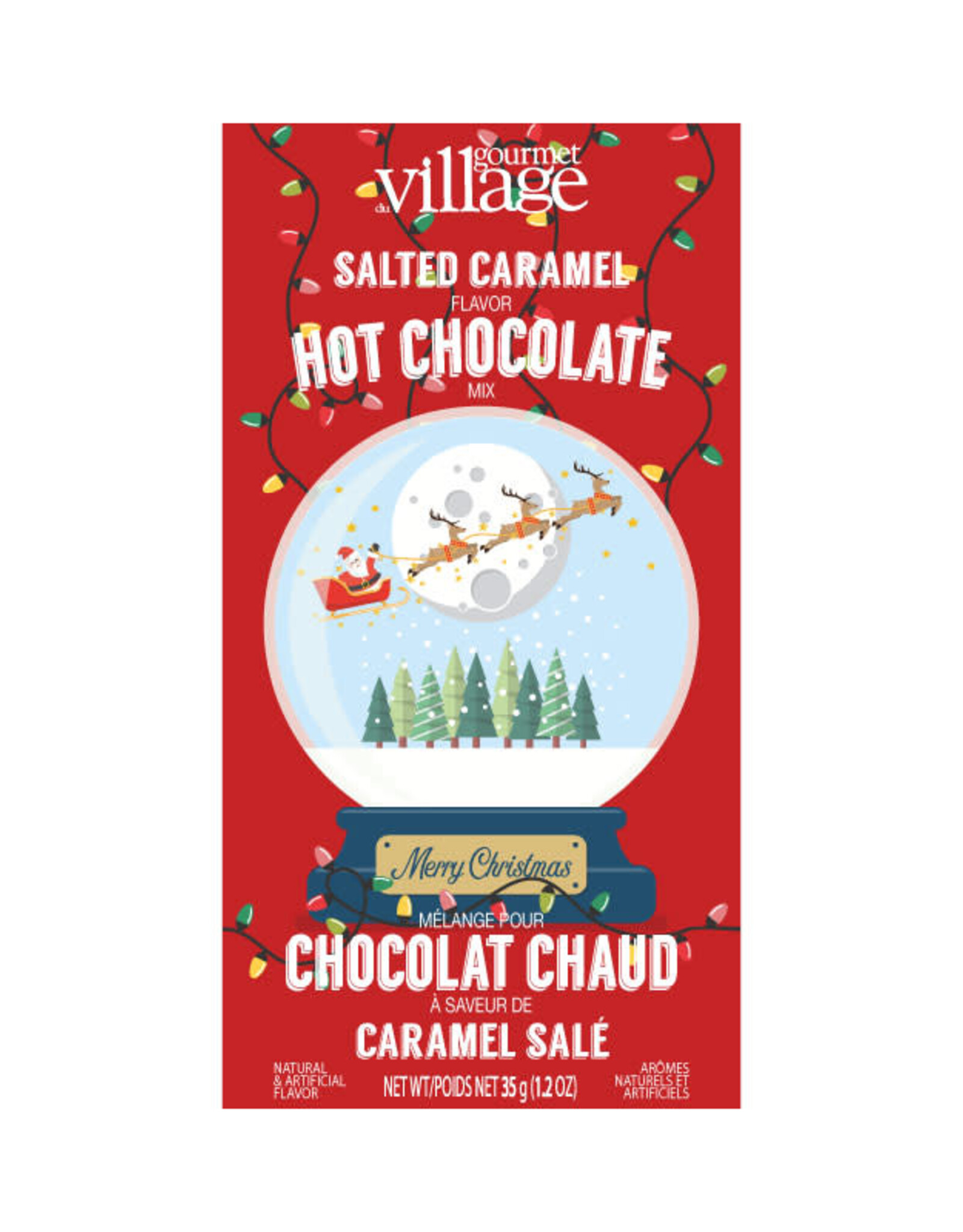 Festive Hot Chocolate Salted Caramel Snowglobe