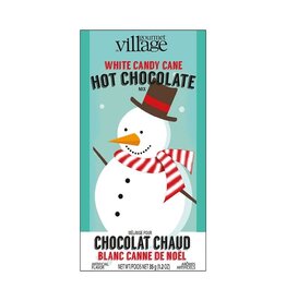 Festive Hot Chocolate White Candy Cane Snowman