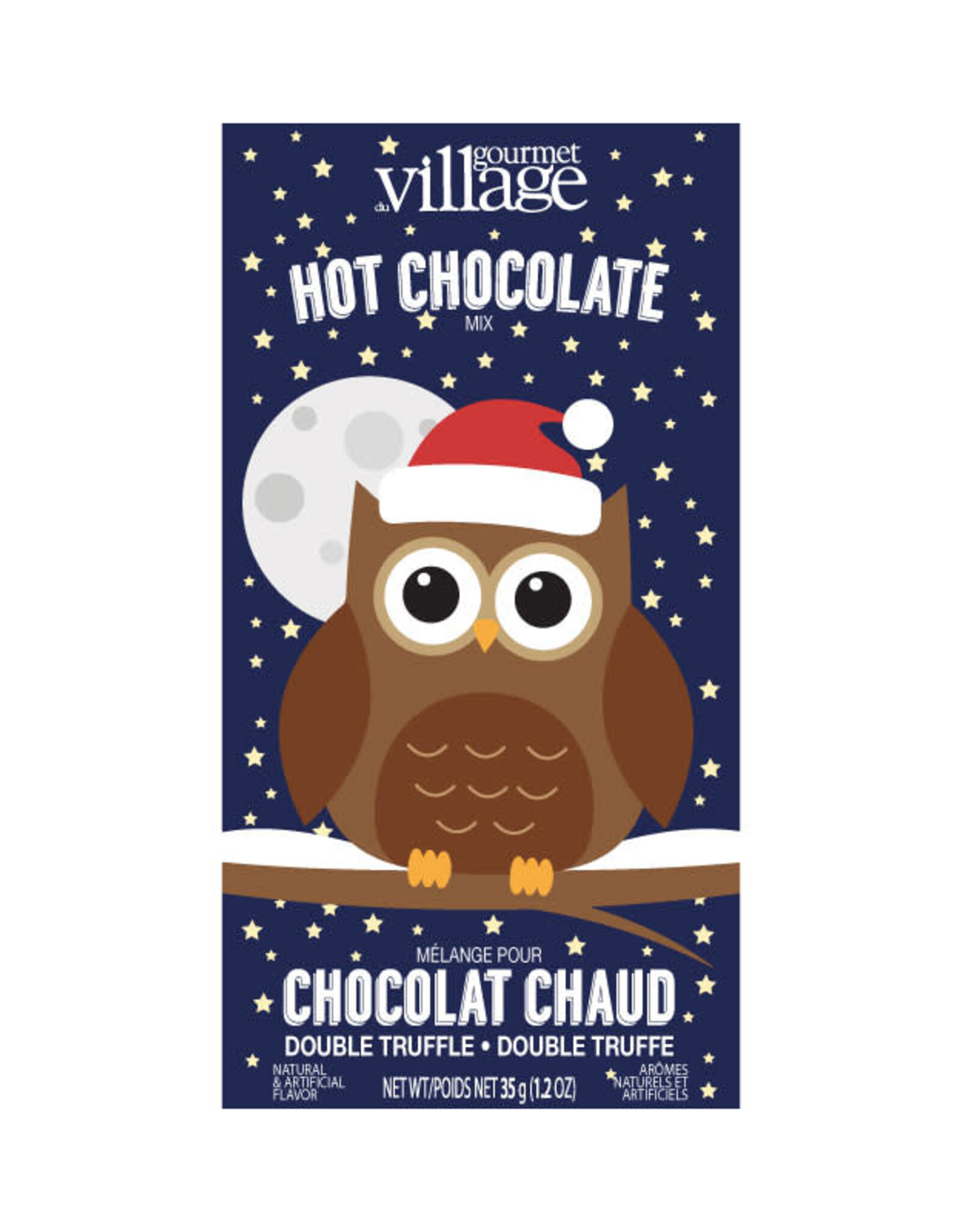 Festive Hot Chocolate Double Truffle Owl