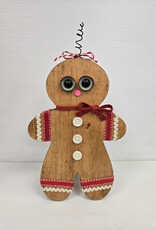 Wooden Gingerbread Lady