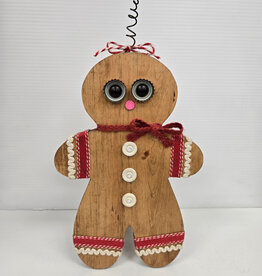 Wooden Gingerbread Lady