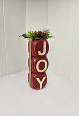 Handmade JOY Block Ornament
