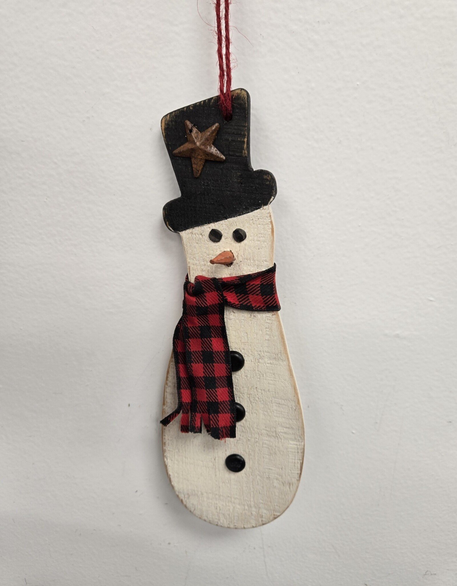 Handmade Snowman Ornament