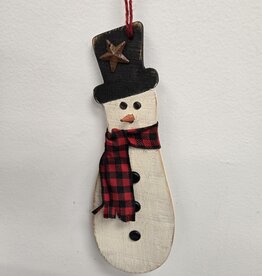 Handmade Snowman Ornament