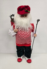 Golfing Santa - 18"