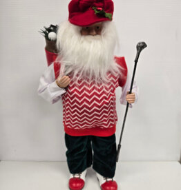 Golfing Santa - 18"