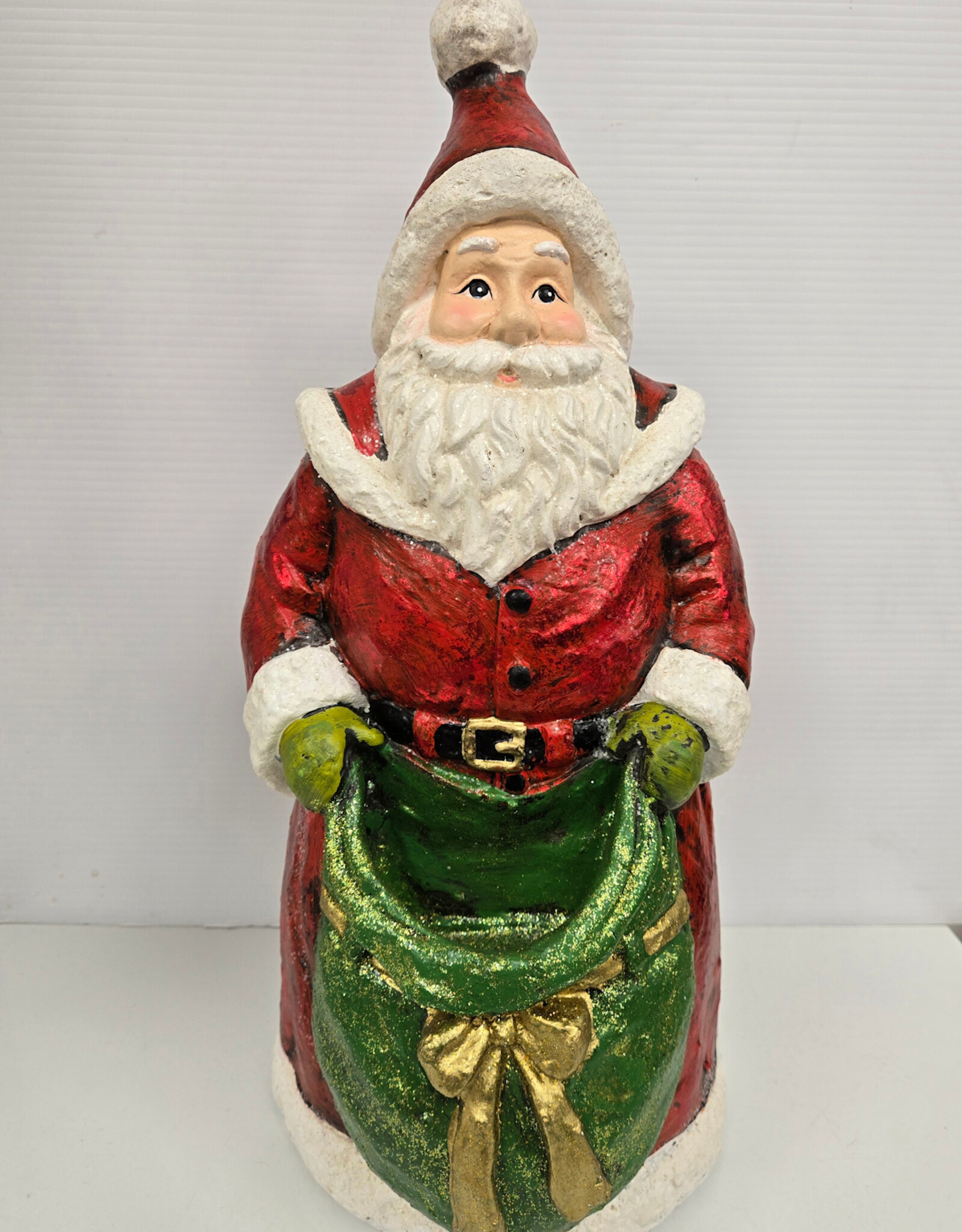 Heavy Santa w/green bag