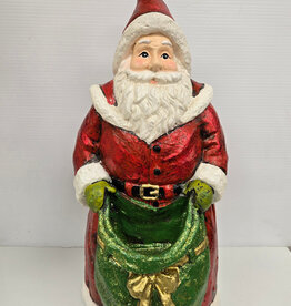 Heavy Santa w/green bag