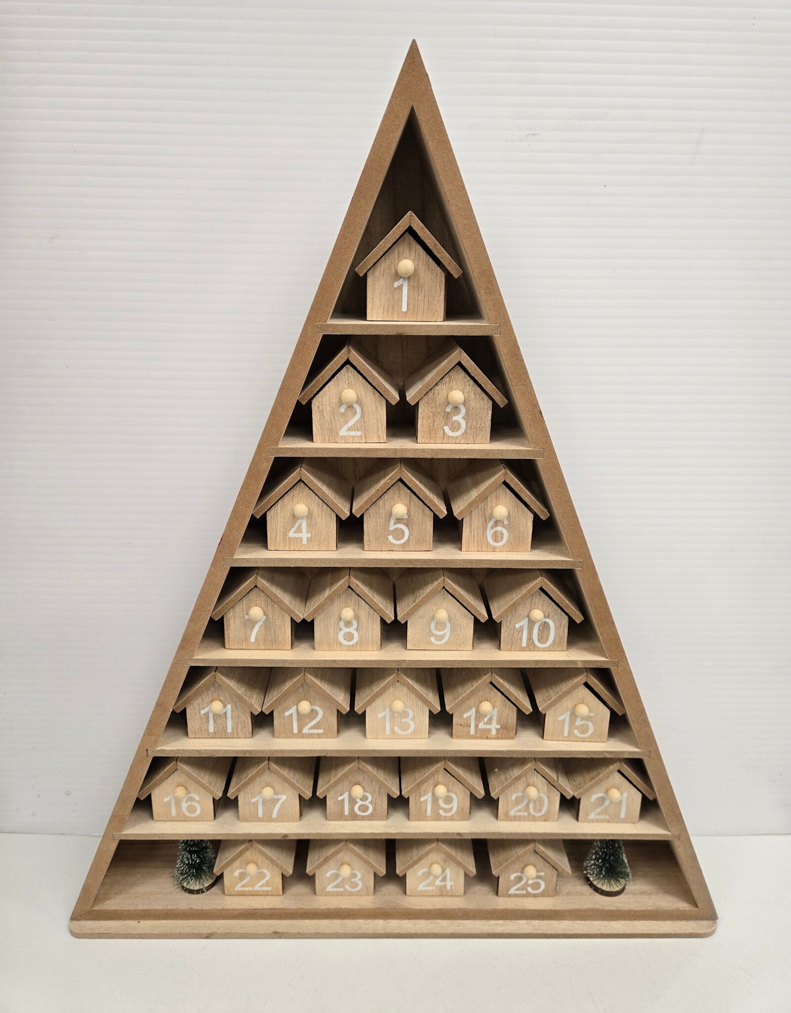 Wooden House Advent Calendar